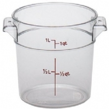 Transparent circular food boxes RFSCW1 135